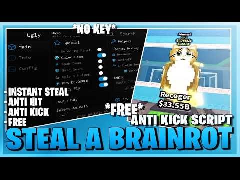 BEST STEAL A BRAINROT SCRIPT | FREE AND KEYLESS 2026