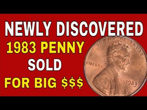 New price record for a penny! 1983 copper penny worth a lot of money Check your change!!