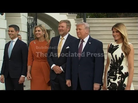 President Trump and first lady host King and Queen of the Netherlands, PM Jetten at White House