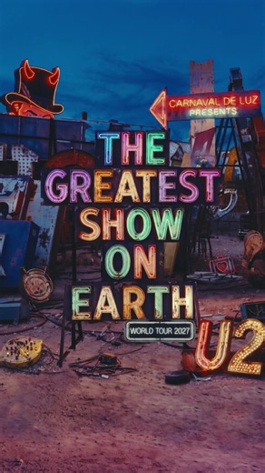 CARNAVAL DE LUZ PRESENTS: THE GREATEST SHOW ON EARTH WORLD TOUR 2027 For our next stops... UK 🇬🇧 and Europe 🇪🇺 Pre-order Carnaval De Luz from the official U2 store (UK and EU stores only) before 12pm GMT on Friday 30th October to receive a ticket presale code. Presale begins Wednesday 4th November at 10am local time. Link in bio & stories. Subscribe to U2.com now for first access to tickets with our exclusive subscriber presale starting 2nd November for “The Feedback Group” and 3rd November 