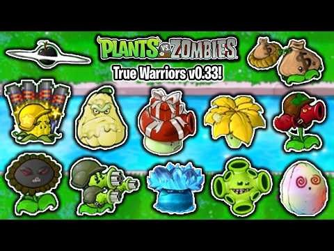 Plants vs Zombies True Warriors v0.33 | Alien Pea, Charm Nut, Pig Man, Magic Pot & More | Download