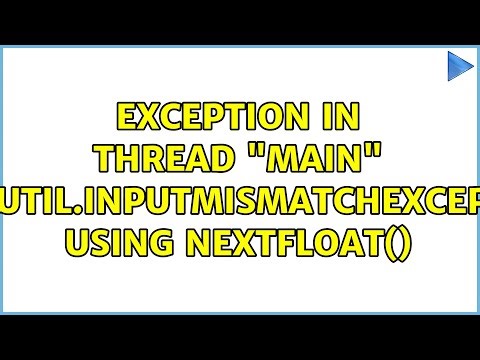 Exception in thread "main" java.util.InputMismatchException using nextFloat() (3 Solutions!!)