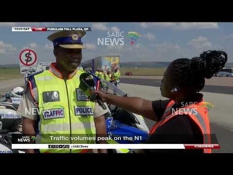 Easter Traffic | Traffic volumes peak at Pumulani Toll Plaza on the N1