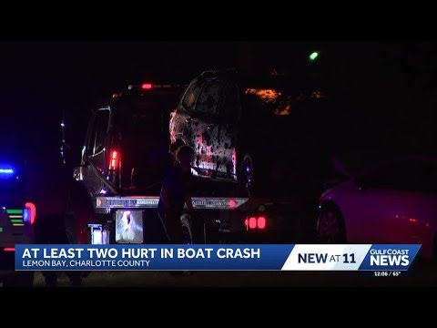 Boat crash in Charlotte County leaves 2 injured