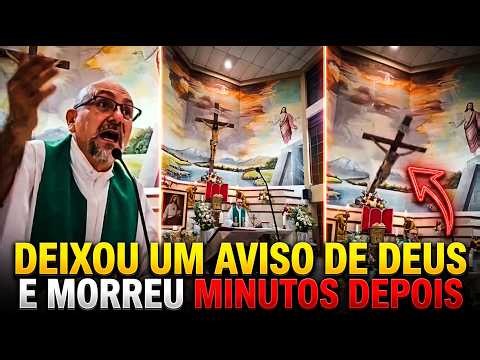 GIANT CROSS KILLS PRIEST AFTER WARNING FROM GOD - See what he was saying before the incident