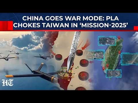 PLA Launches Full Invasion Rehearsal, 'Justice Mission 2025' Chokes Taiwan in Iron Ring of Fire