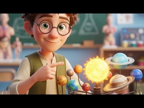 Title: 🌎 Create a 3D Solar System! ☀️ DIY Space Craft for Kids | Learn the 8 Planets