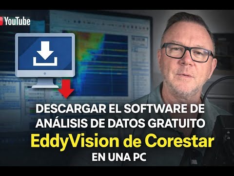Downloading Corestar's EddyVision free Data Analysis software on a PC.