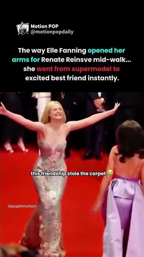 Elle Fanning Spots Renate Reinsve & Instantly Drops The SUPERMODEL Act! 😭❤️ | #ElleFanning