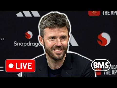 🔴 LIVE | Michael Carrick and Daniel Farke post-match press conference | Man Utd 1-2 Leeds