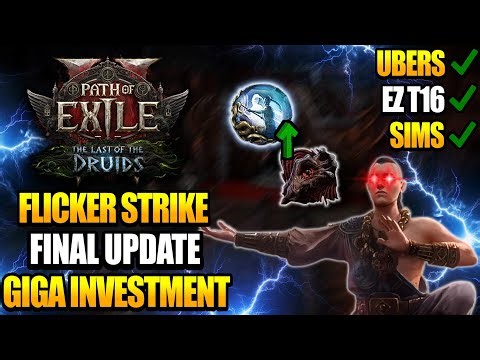 POE 2 - Flicker Strike DELETES Everything - Invoker Monk Build Guide 0.4 - Path of Exile 2