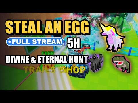 Steal An Egg LIVE - DIVINE, ETERNAL & SECRET Egg Tracker 24/7 | Spawn Alerts + Timers