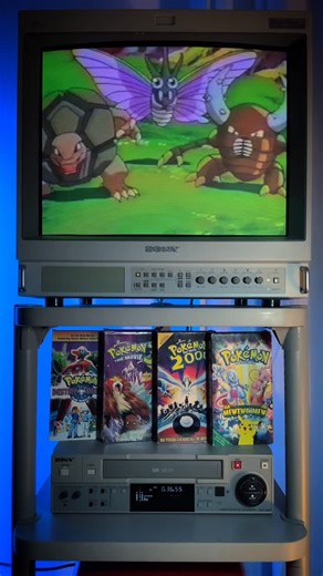 Bourbons End on Instagram: "POKÉMON: THE FIRST MOVIE OPENING CREDITS ______________________________________________ #pokemon #anime #vhs #physicalmedia #90saesthetic"
