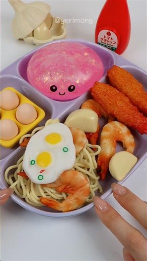 Satisfying Miniature: Making a School Lunchbox with Shrimp Pasta 🍤 ASMR (No talking)