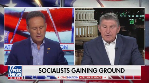Manchin responds to being told 62% of Democrats now prefer socialism over capitalism,"If they do, there isn’t a Democratic Party left. That’s another reason why I’m not registered as a Democrat."