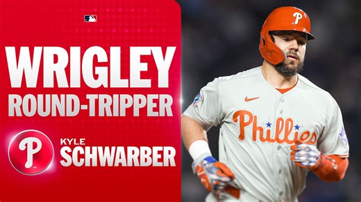 Kyle Schwarber lasers out his 8th home run of the season for the Phillies! 🔔 | MLB Highlights