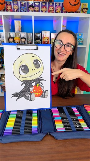How To Draw Jack Skellington From The Nightmare Before Christmas 💀🎃✍️