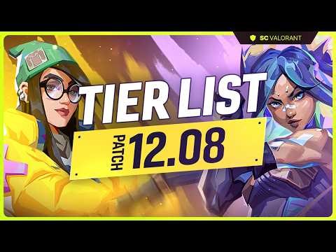 NEW TIER LIST for PATCH 12.08! - NEW ACT, ASCENT META & MORE!