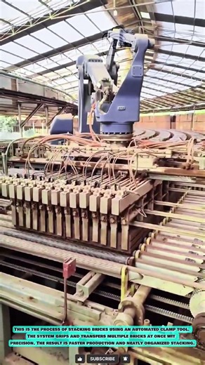 Brick Stacking Tool for Automated Handling in Production Line