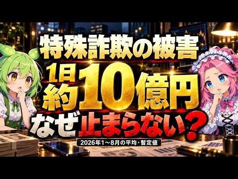 特殊詐欺の被害、1日平均約10億円。なぜ対策しても止まらない？