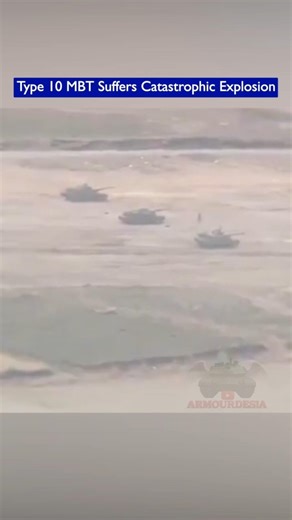 Type 10 Tank Suffered Catastrophic Explosion During Live Fire Drill
