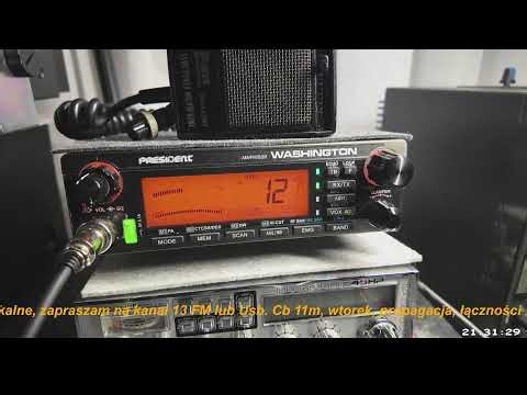 Cb 11m, wtorek, propagacja, łączności lokalne, zapraszam na kanał 13 FM lub Usb.