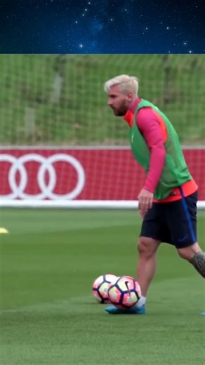 Unbelievable L. Messi. Training Routine 😮 ⚽ # shorts.