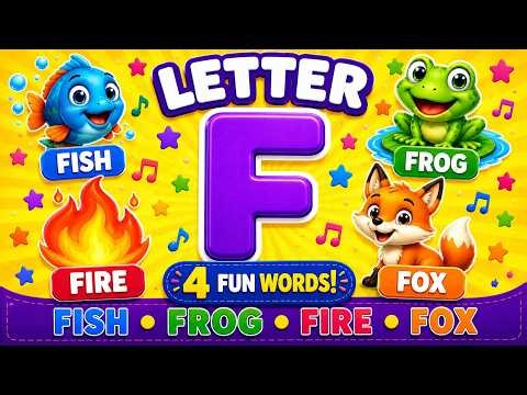 Letter F Song for Kids | Learn the Letter F | ABC Phonics Song
