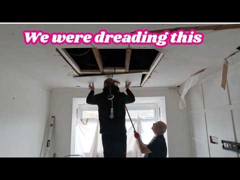 The Job We’ve Been Avoiding… Bedroom Ceiling Repair Day