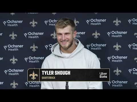 Tyler Shough talks Week 17 Win | Saints-Titans Postgame | 2025 NFL Week 17