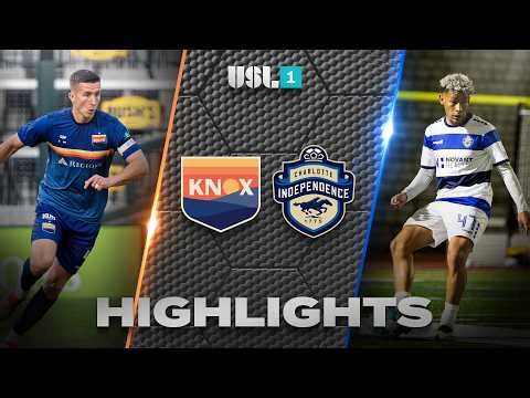 4.18.2026 | One Knoxville SC vs. Charlotte Independence - Game Highlights