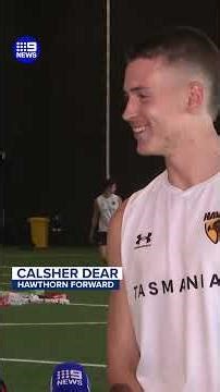 Hawthorn's historic first father-daughter draftee | 9 News Australia