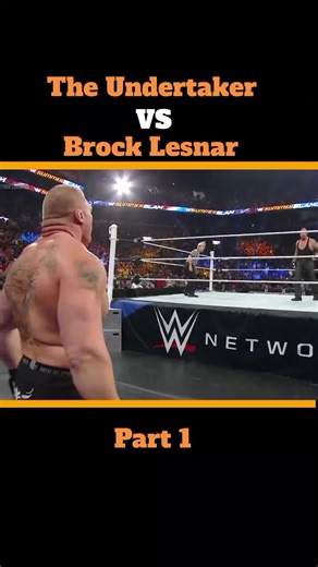 The Undertaker vs Brock Lesnar Full Match - WrestleMania Part 1