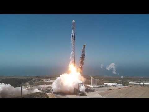 SpaceX launches 21 satellites for US military, sticks landing in Pacific