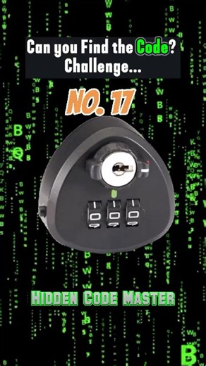 Can You Find The Code? Challenge No. 17 | Hidden Code Game #codemasters #codechallenge