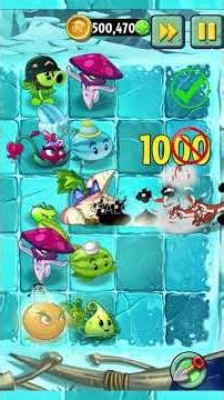 PvZ 2 - Four Cell Attack - Citron Plants & Other Plant Teams Vs 40 Animal Zombies #shorts