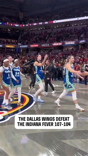 🚨 Dallas Wings win vs Indiana Fever | Paige Bueckers Azzi Fudd Caitlin Clark WNBA women's basketball