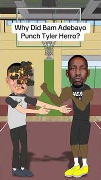 Why Did Bam Adebayo Punch Tyler Herro? #nba