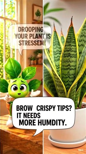 3 Warning Signs Your Plant Is Crying for Help 😳🌿 #cartoon #plants #shorts