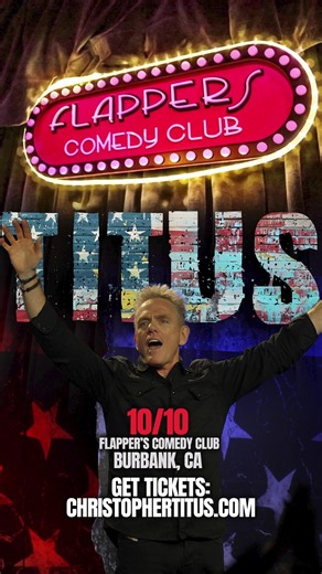 Back on the road working on new material. THIS Saturday I'm at Flapper's in Burbank. get tickets now. Link in IG bio #standupcomedy #standup #comedy #funny #titus