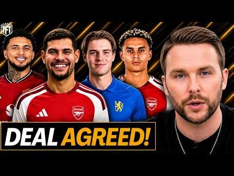 Bruno Guimarães to Arsenal AGREEMENT📝 Nusa NEXT✅ Ederson to Man Utd OFF! Scott to Chelsea DEAL🚨