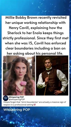 Millie Bobby Brown recently revisited her unique working relationship with Henry Cavill, explaining