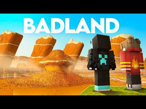 We Survived 100 Days in Badland in Hardcore Minecraft!