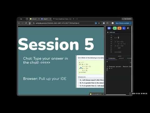 Python Conditionals for Beginners: if, elif, else & Logical Operators | Session 5 | ITC LIVE