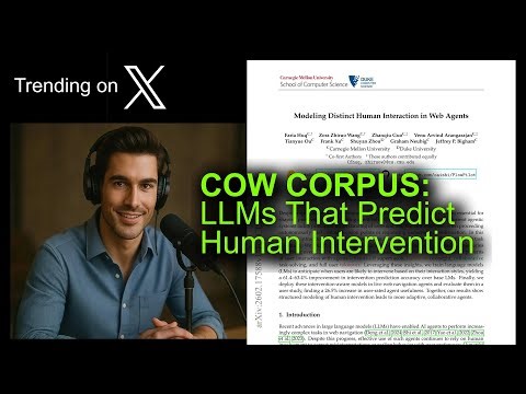 COW CORPUS: LLMs That Predict Human Intervention