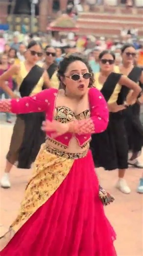 High Energy Flash Mob Dance at Kathmandu Durbar Square! 💃🔥