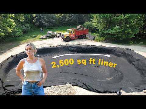 Building MASSIVE Swim Pond with Old Equipment ep. 3