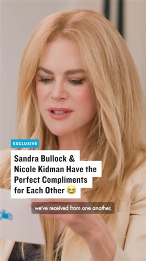 Sandra Bullock & Nicole Kidman Compliment Each Other