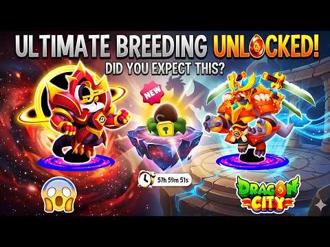 Dragon City: SECRET BREEDING! High Astro Black Hole Dragon vs Astro Plasma Dragon 😱