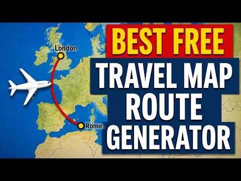 Create AMAZING Travel Route Animations FREE! | Best Map Tool for Travel Videos Mapanimationmaker.com